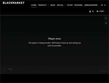Tablet Screenshot of blackmarketlabs.com